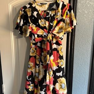 2pc Tie Front Top + Maxi-Length Skirt